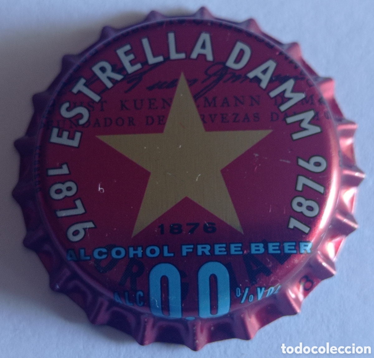 Coleccionismo de cervezas: TAPON CORONA DAMM EXPORT ARABIA ALCOHOL FREE BEER