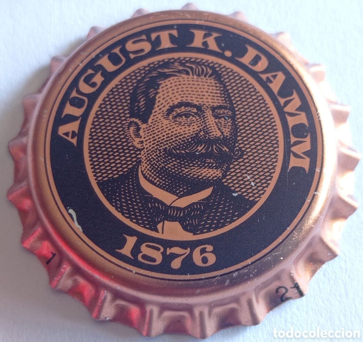 Coleccionismo de cervezas: TAP&Oacute;N CORONA A K DAMM