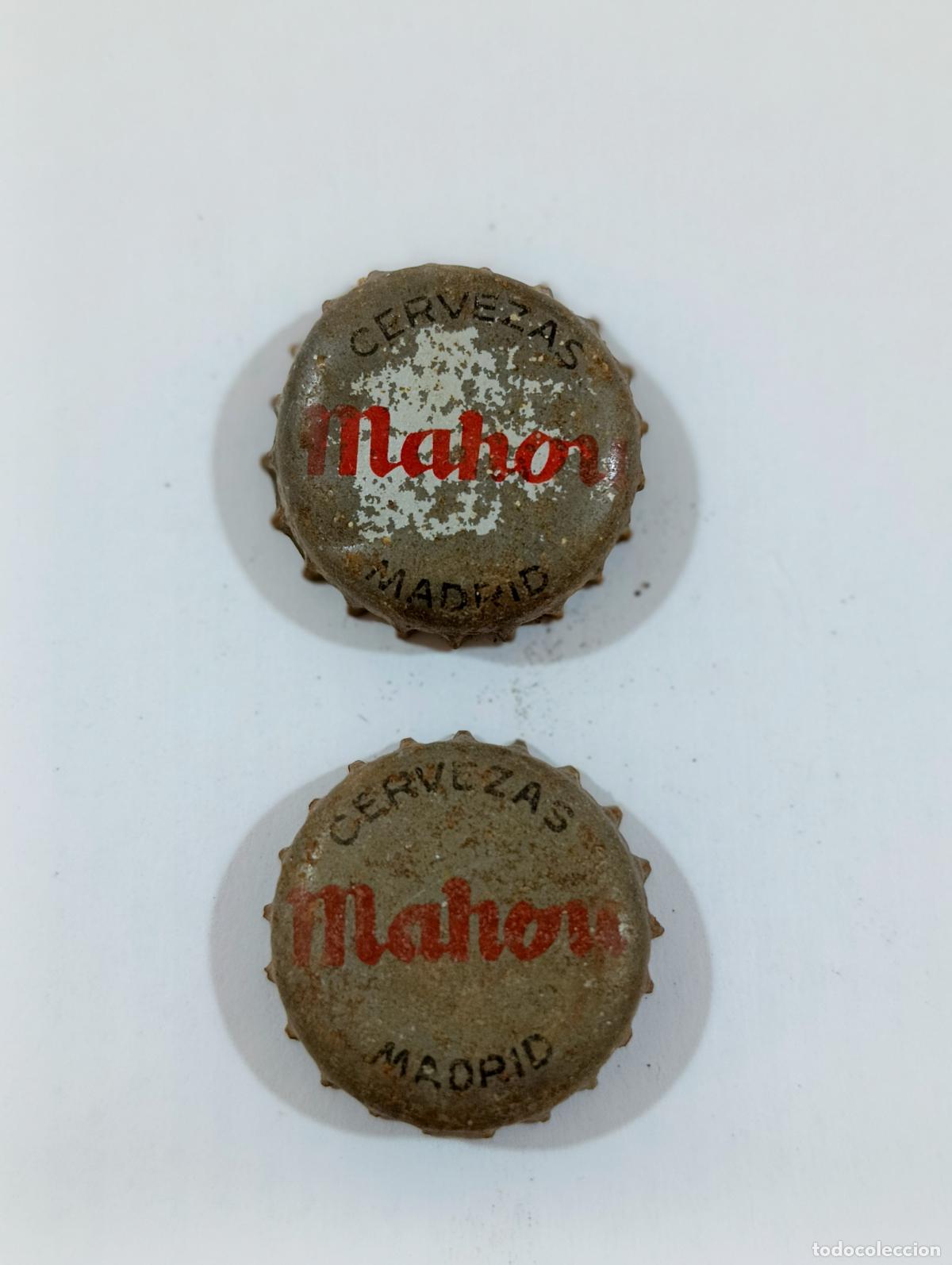 Coleccionismo de cervezas: CHAPA TAPON CORONA CON EL DORSO DE CORCHO. CERVEZA MAHOU.