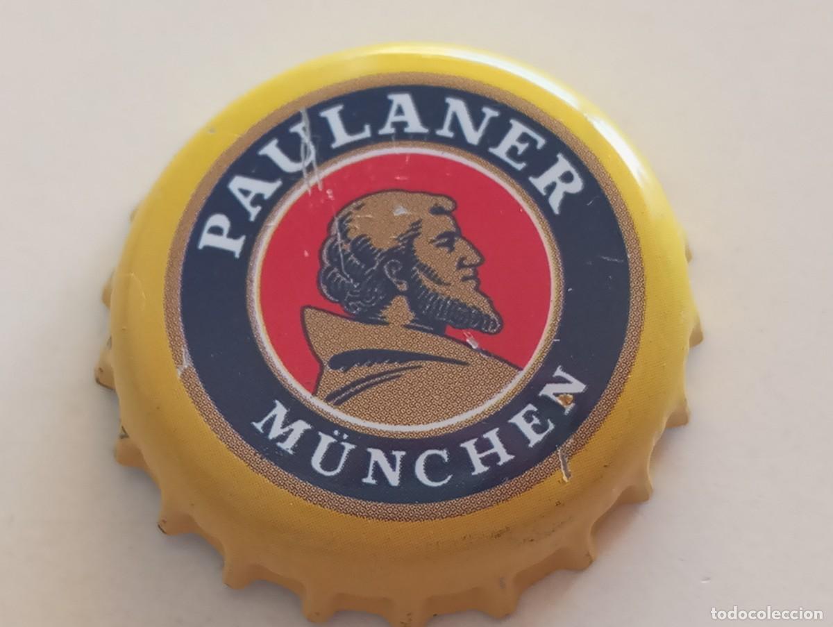 Coleccionismo de cervezas: Chapa tap&oacute;n corona de la cerveza alemana PAULANER M&Uuml;NCHEN