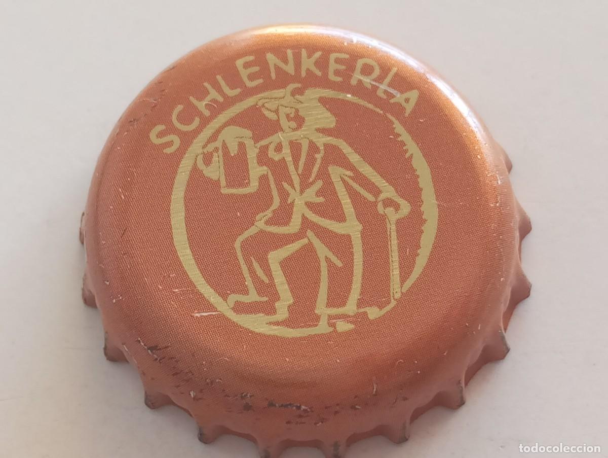 Coleccionismo de cervezas: Chapa tap&oacute;n corona de la cerveza alemana SCHLENKERLA