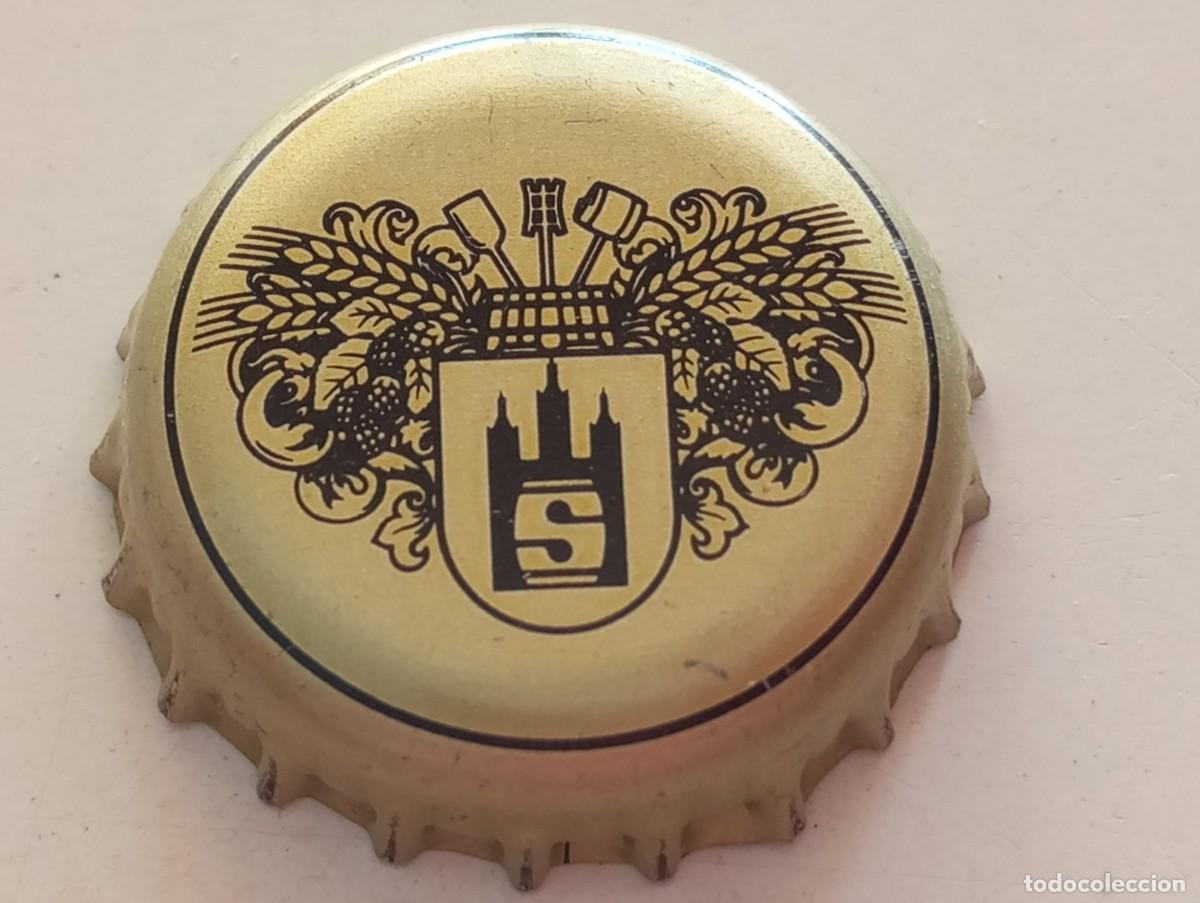 Coleccionismo de cervezas: Chapa tap&oacute;n corona de la cerveza alemana SCHWERINER