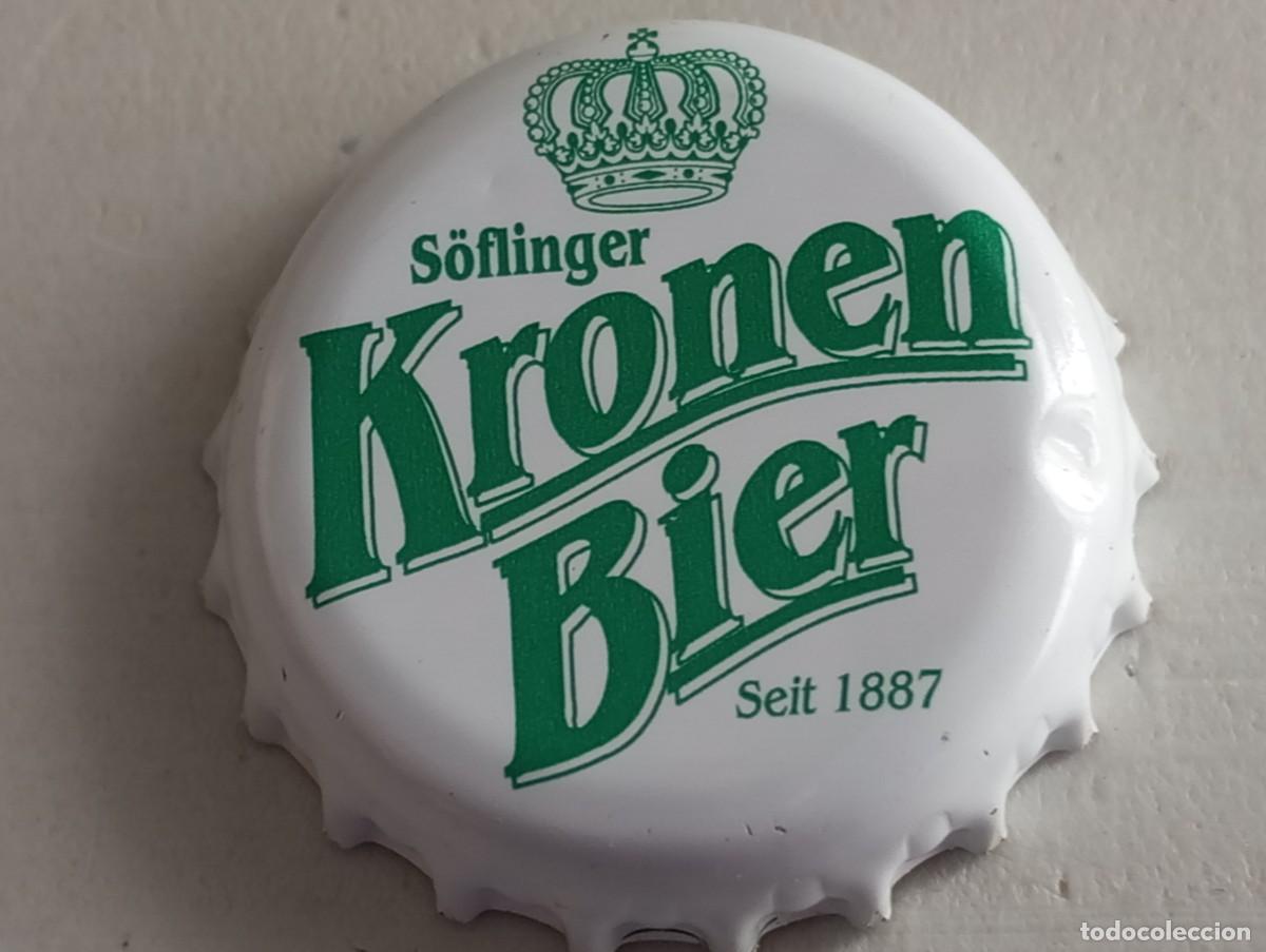 Coleccionismo de cervezas: Chapa tap&oacute;n corona de la cerveza alemana S&Ouml;FLINGER KRONEN BIER SEIT 1887