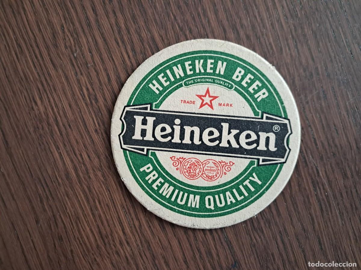 Coleccionismo de cervezas: posavasos de cerveza, Heineken.