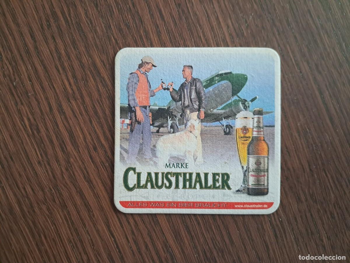 Coleccionismo de cervezas: posavasos de cerveza, Clausthaler.