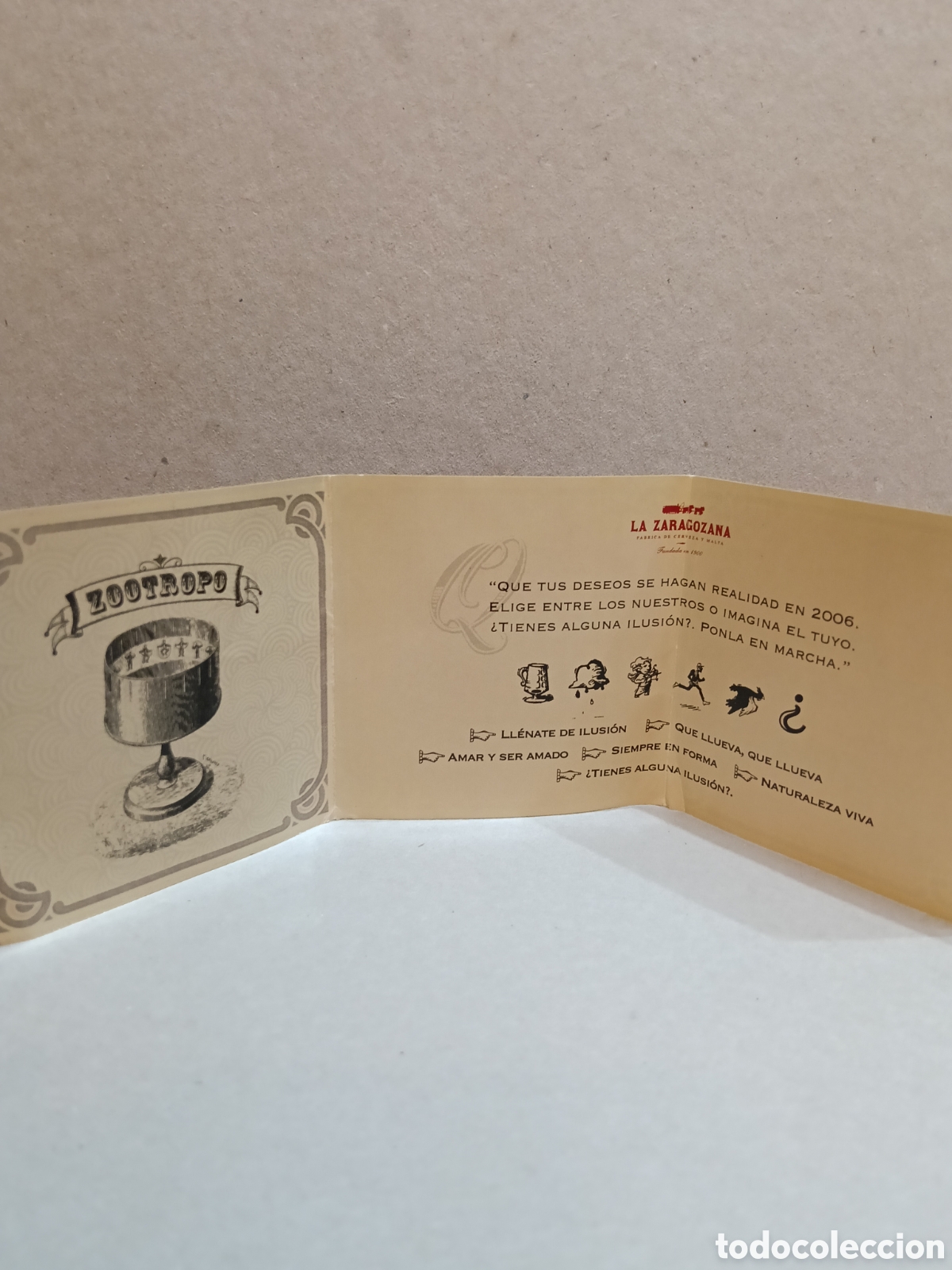 Coleccionismo de cervezas: Zootropo La Zaragozana - Foto 5