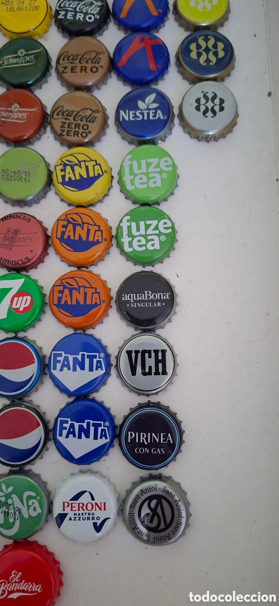 Coleccionismo de cervezas: 108 chapas cerveza refrescos - Foto 7