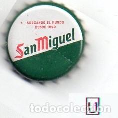 Coleccionismo de cervezas: chapa - cerveza - ESPA&Ntilde;A - SAN MIGUEL