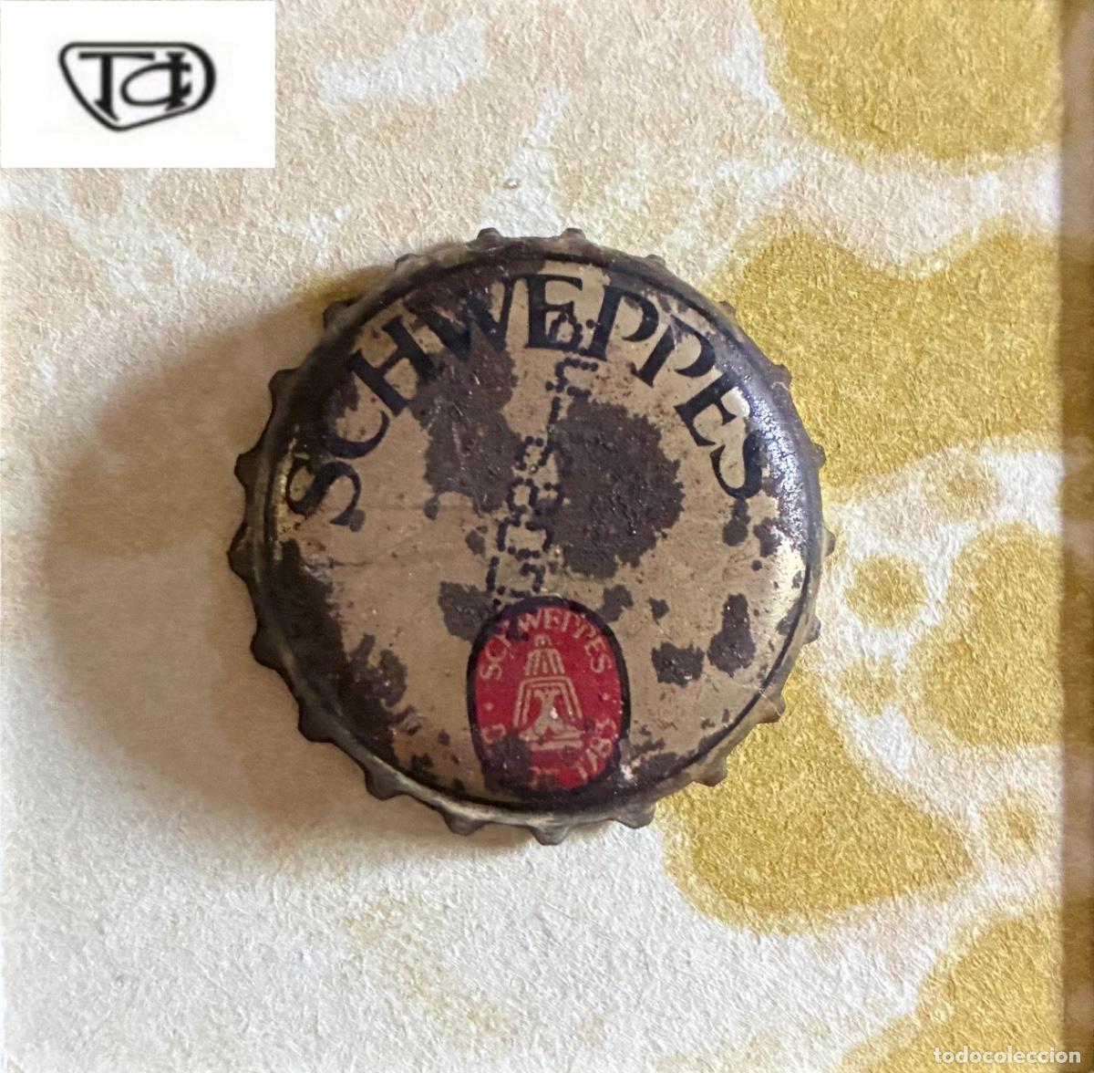 Coleccionismo de cervezas: CHAPA REFRESCO SCHWEPPES CHAPAS TAPON CORONA