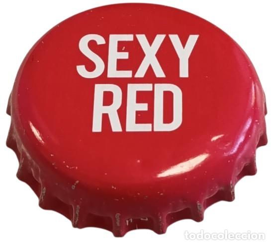 Coleccionismo de cervezas: Belgica Capsule Bi&egrave;re Beer Crown Cap Sexy Rouge Martha Guilty Rouge RP804 tap&oacute;n corona