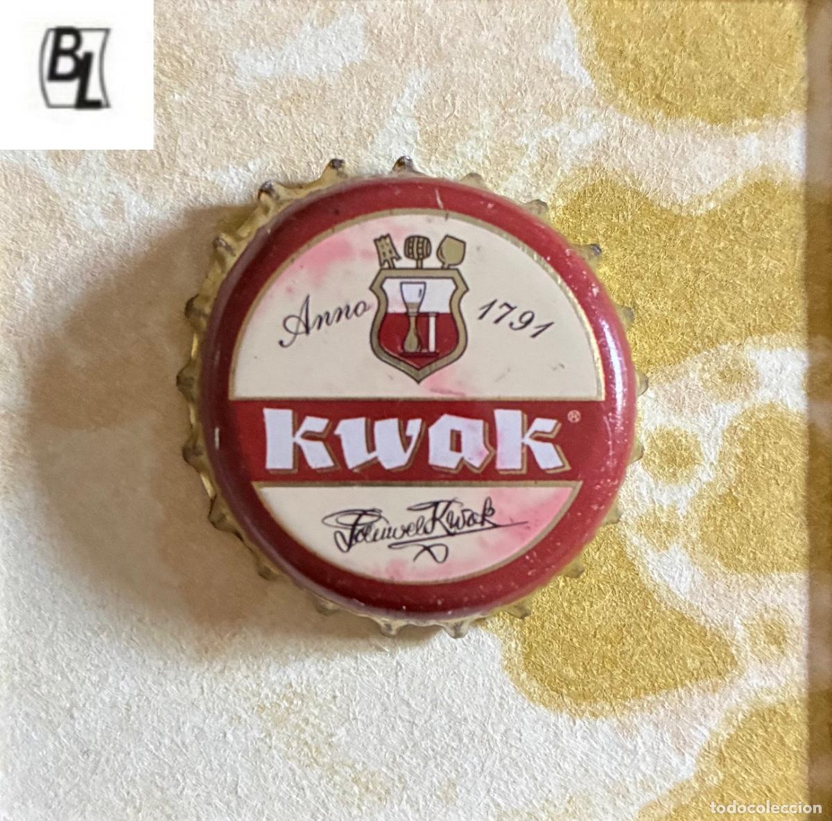 Coleccionismo de cervezas: CHAPA CERVEZA KWAK TAPON CORONA