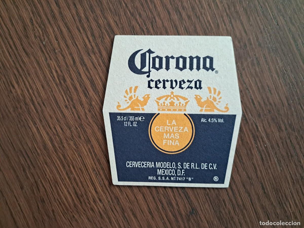 Coleccionismo de cervezas: posavasos de cerveza, corona.