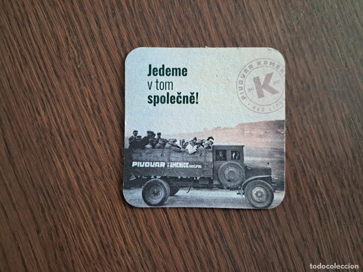 Coleccionismo de cervezas: posavasos de cerveza checa, pivovar.