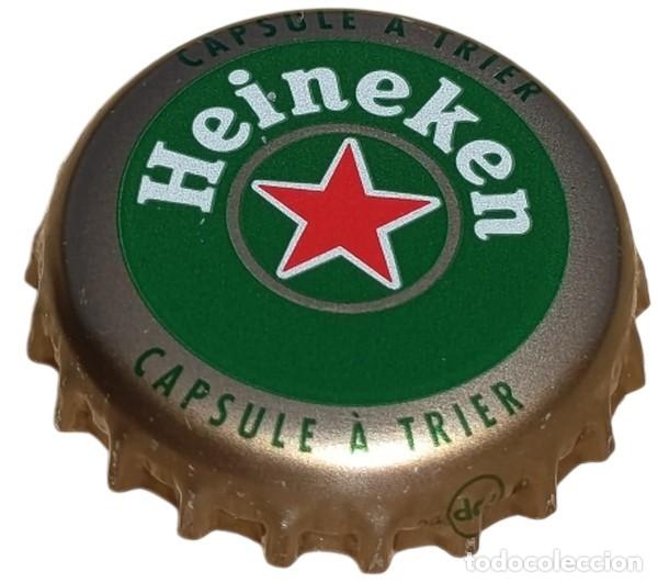 Coleccionismo de cervezas: Francia Capsule Bi&egrave;re Beer Crown Cap Heineken capsule &agrave; trier RP594 tap&oacute;n corona