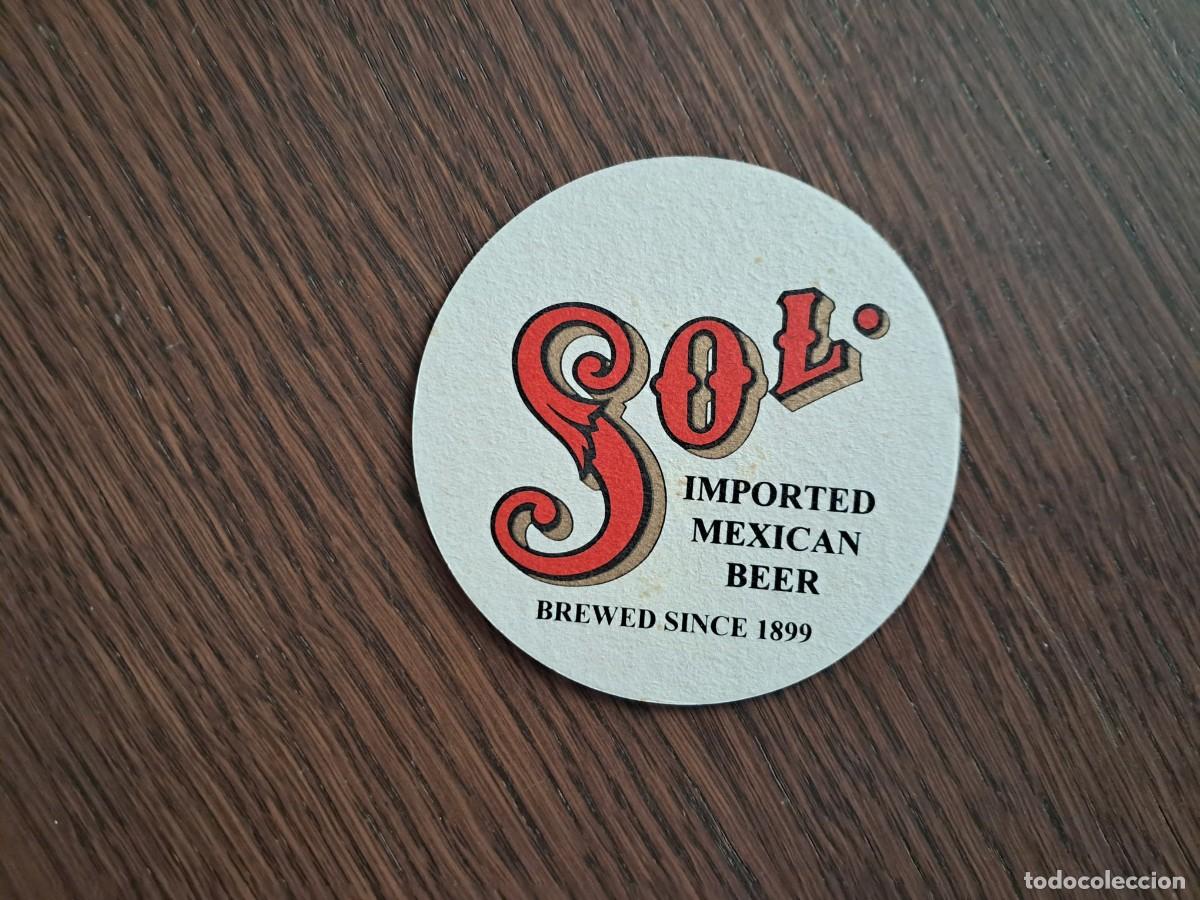 Coleccionismo de cervezas: posavasos de cerveza, sol.