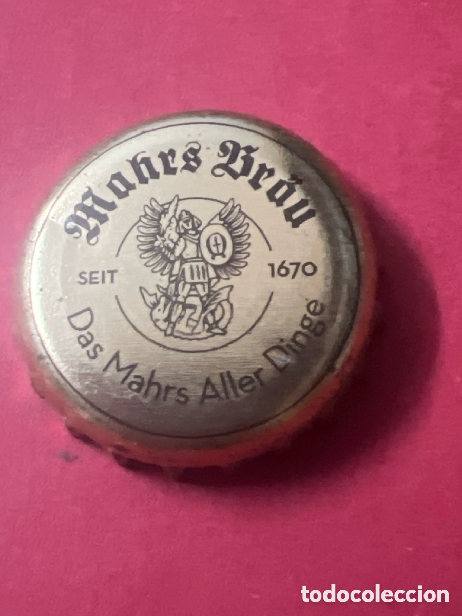 Coleccionismo de cervezas: T4/X80/O6. CHAPA CERVEZA - Mahrs Br&auml;u Seit 1670 Bamberger Original