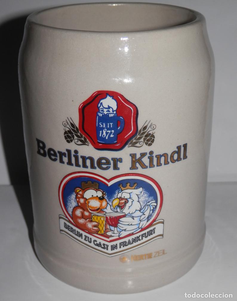Coleccionismo de cervezas: JARRA DE LA CERVEZA BERLINDER KINDL - Foto 2