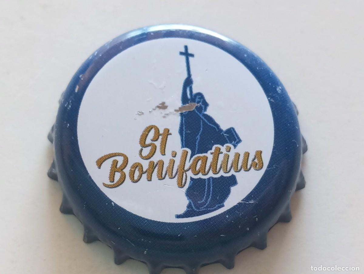 Coleccionismo de cervezas: Chapa tap&oacute;n corona de la cerveza alemana ST. BONIFATIUS