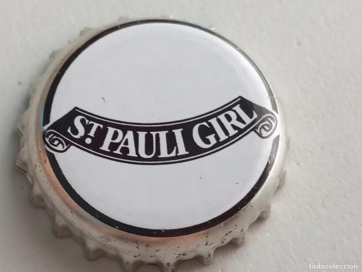 Coleccionismo de cervezas: Chapa tap&oacute;n corona de la cerveza alemana ST. PAULI GIRL