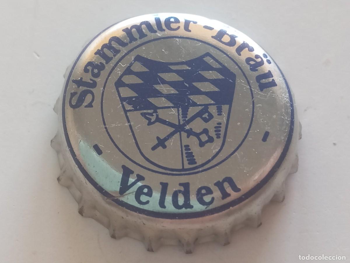 Coleccionismo de cervezas: Chapa tap&oacute;n corona de la cerveza alemana STAMMLER-BR&Auml;U - VELDEN