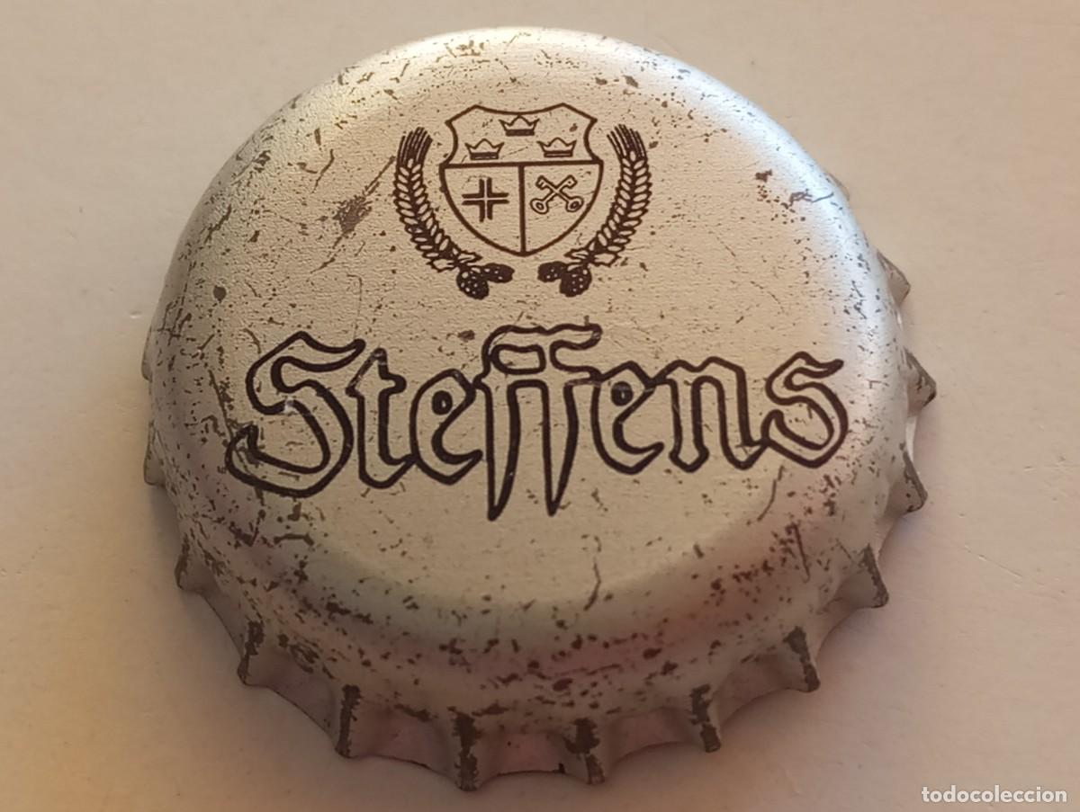 Coleccionismo de cervezas: Chapa tap&oacute;n corona de la cerveza alemana STEFFENS