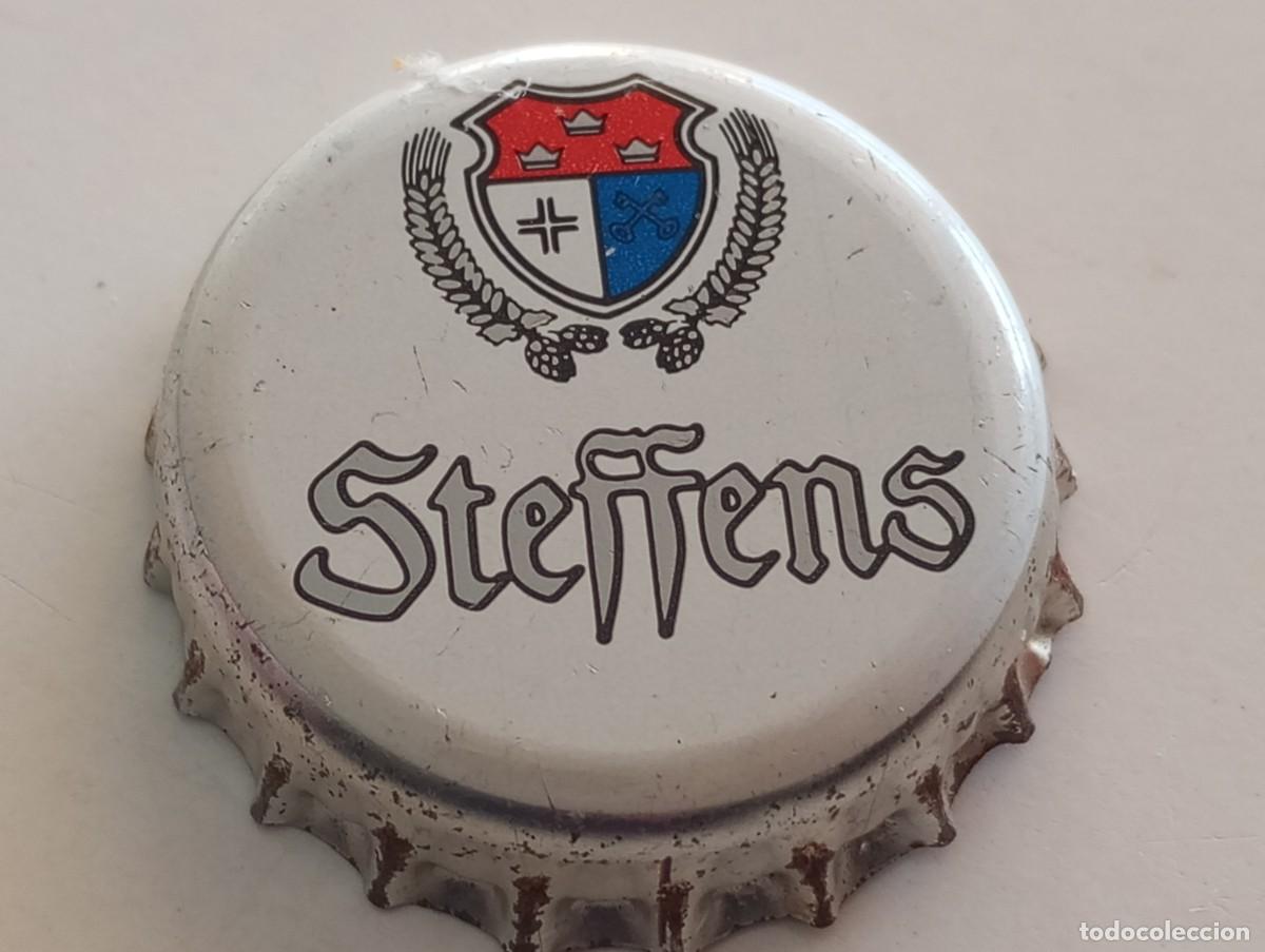 Coleccionismo de cervezas: Chapa tap&oacute;n corona de la cerveza alemana STEFFENS