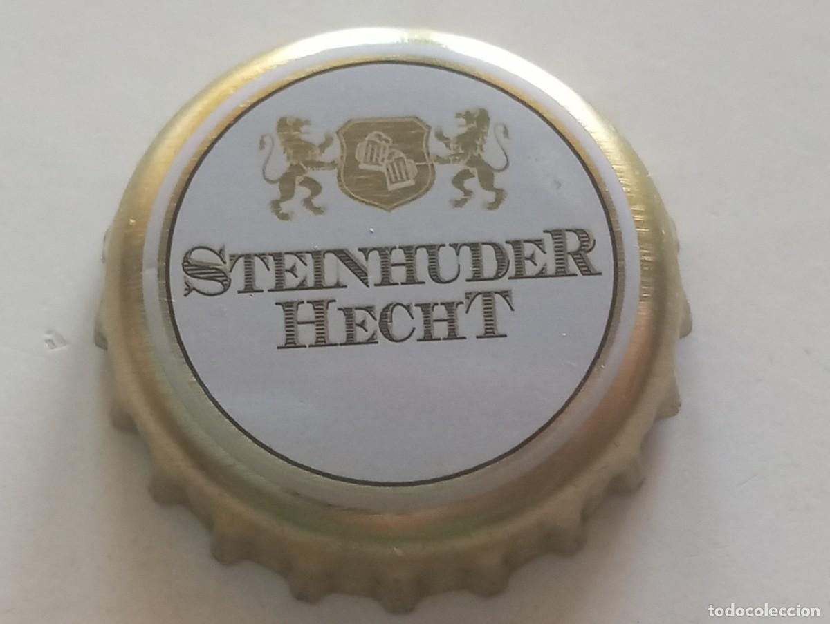 Coleccionismo de cervezas: Chapa tap&oacute;n corona de la cerveza alemana STEINHUDER HECHT