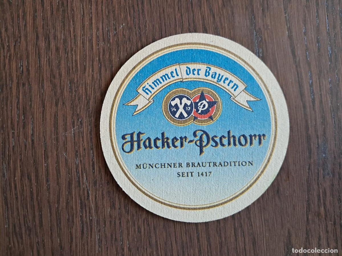 Coleccionismo de cervezas: posavasos de cerveza alemana, Hacker-Pschorr, M&uuml;nchen