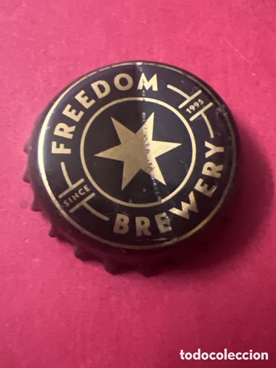 Coleccionismo de cervezas: T4/X90/Q3. CHAPA CERVEZA - Freedom Brewery since 1995