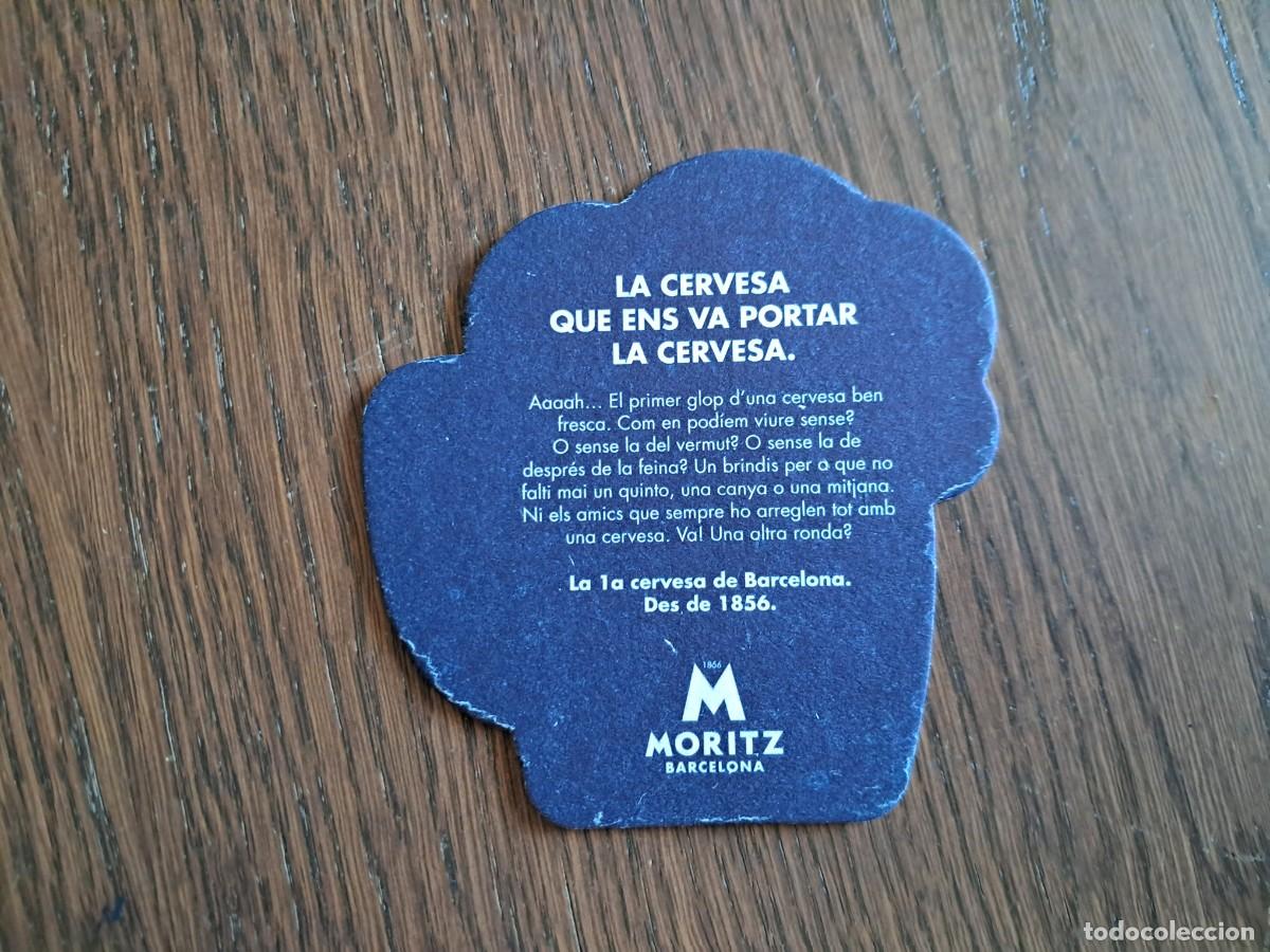 Coleccionismo de cervezas: posavasos de cerveza, Moritz Barcelona. la cervesa que ens va portar la cervesa.