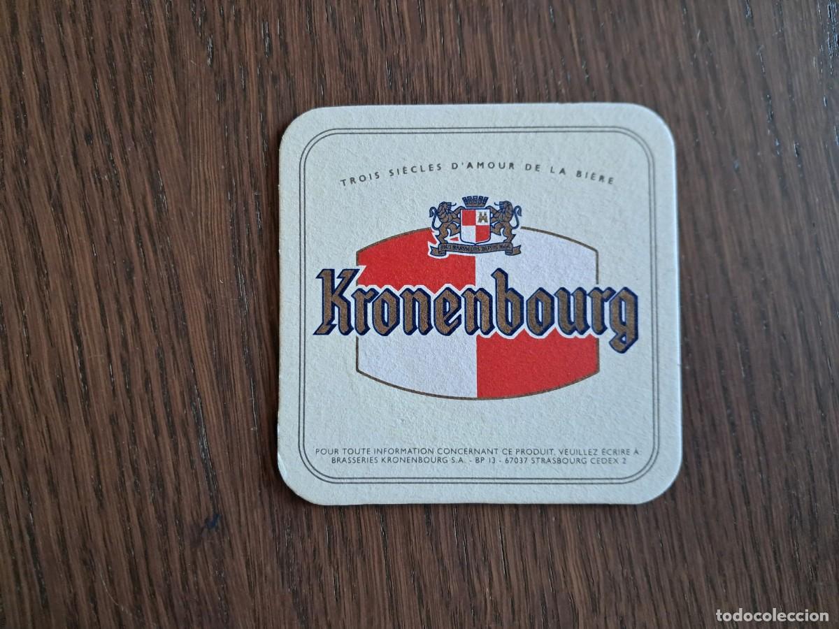 Coleccionismo de cervezas: posavasos de cerveza, kronenbourg.