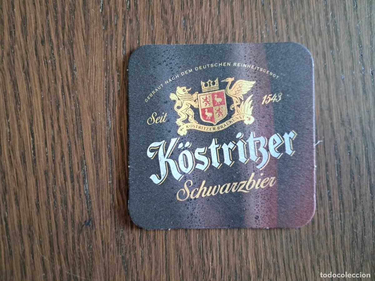 Coleccionismo de cervezas: posavasos de cerveza alemana, k&ouml;stritzer.