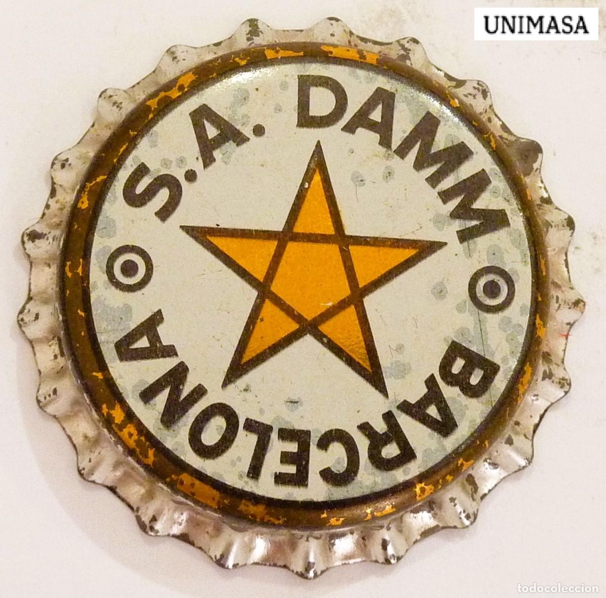 Coleccionismo de cervezas: Chapa Cerveza DAMM Estrella Dorada xapa kronkorken tappi bottle cap capsule SIN USAR - JV