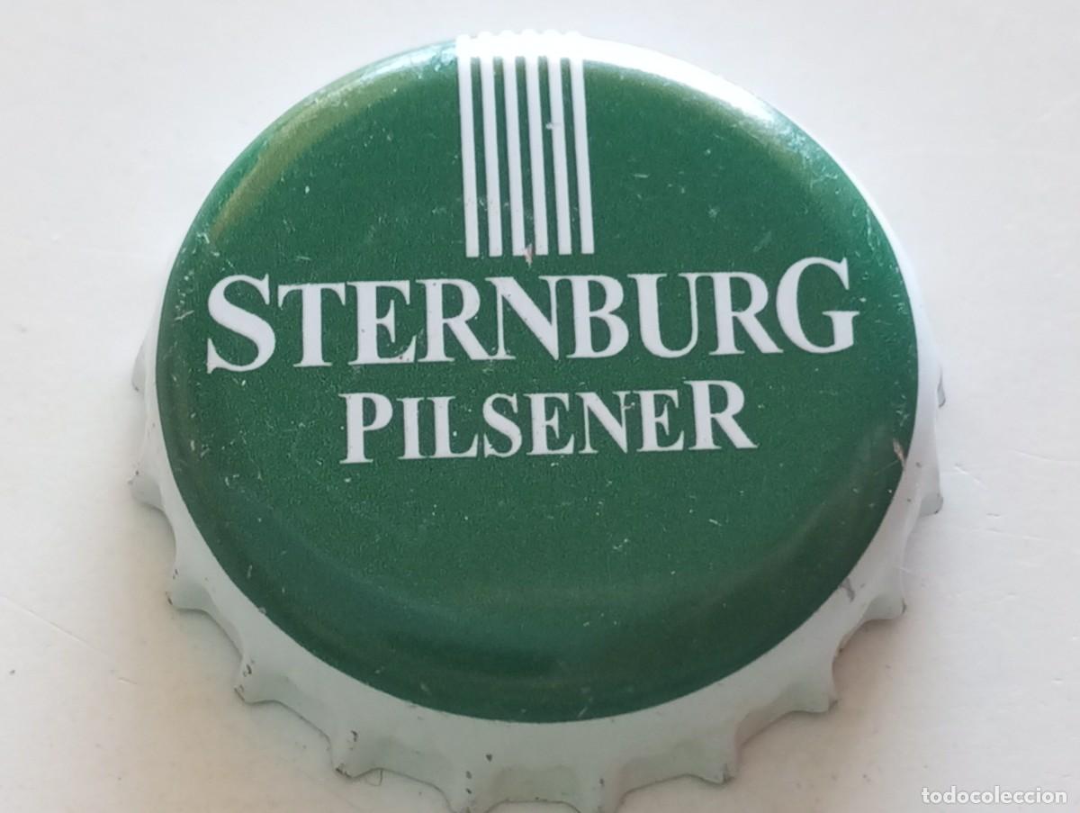 Coleccionismo de cervezas: Chapa tap&oacute;n corona de la cerveza alemana STERNBURG PILSENER