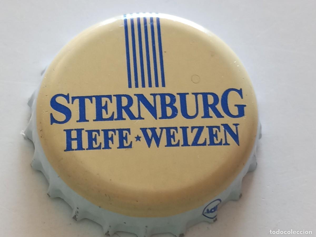 Coleccionismo de cervezas: Chapa tap&oacute;n corona de la cerveza alemana STERNBURG HEFE-WEIZEN