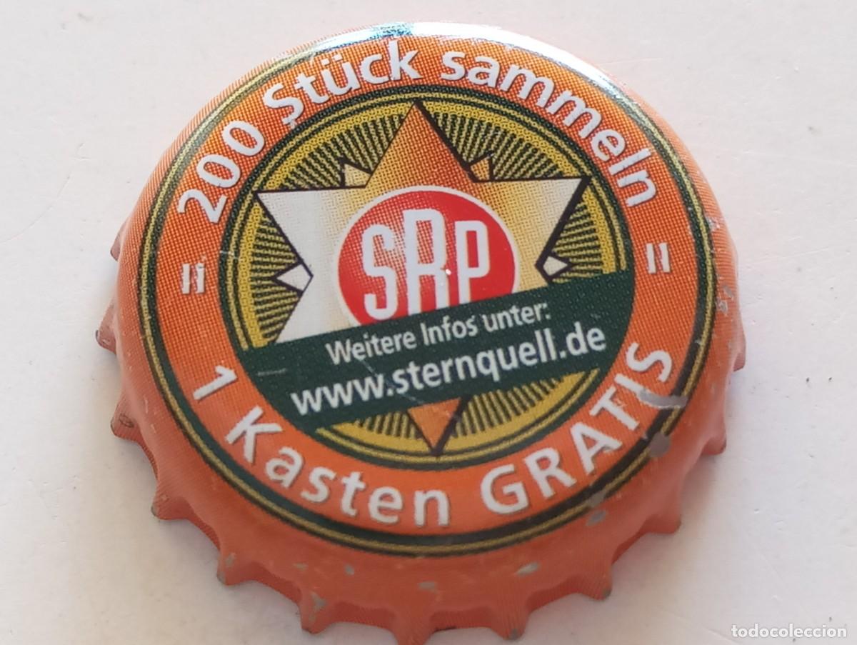Coleccionismo de cervezas: Chapa tap&oacute;n corona de la cerveza alemana SBP STERNQUELL 200 ST&Uuml;CK SAMMELN = 1 KASTEN GRATIS
