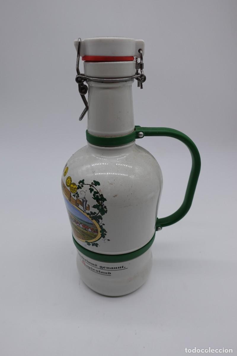 Collezionismo di birre: GRAN BOTELLA DE CERVEZA DE CER&Aacute;MICA ALEMANA SOPTENLAND CON CIERRE MEC&Aacute;NICO