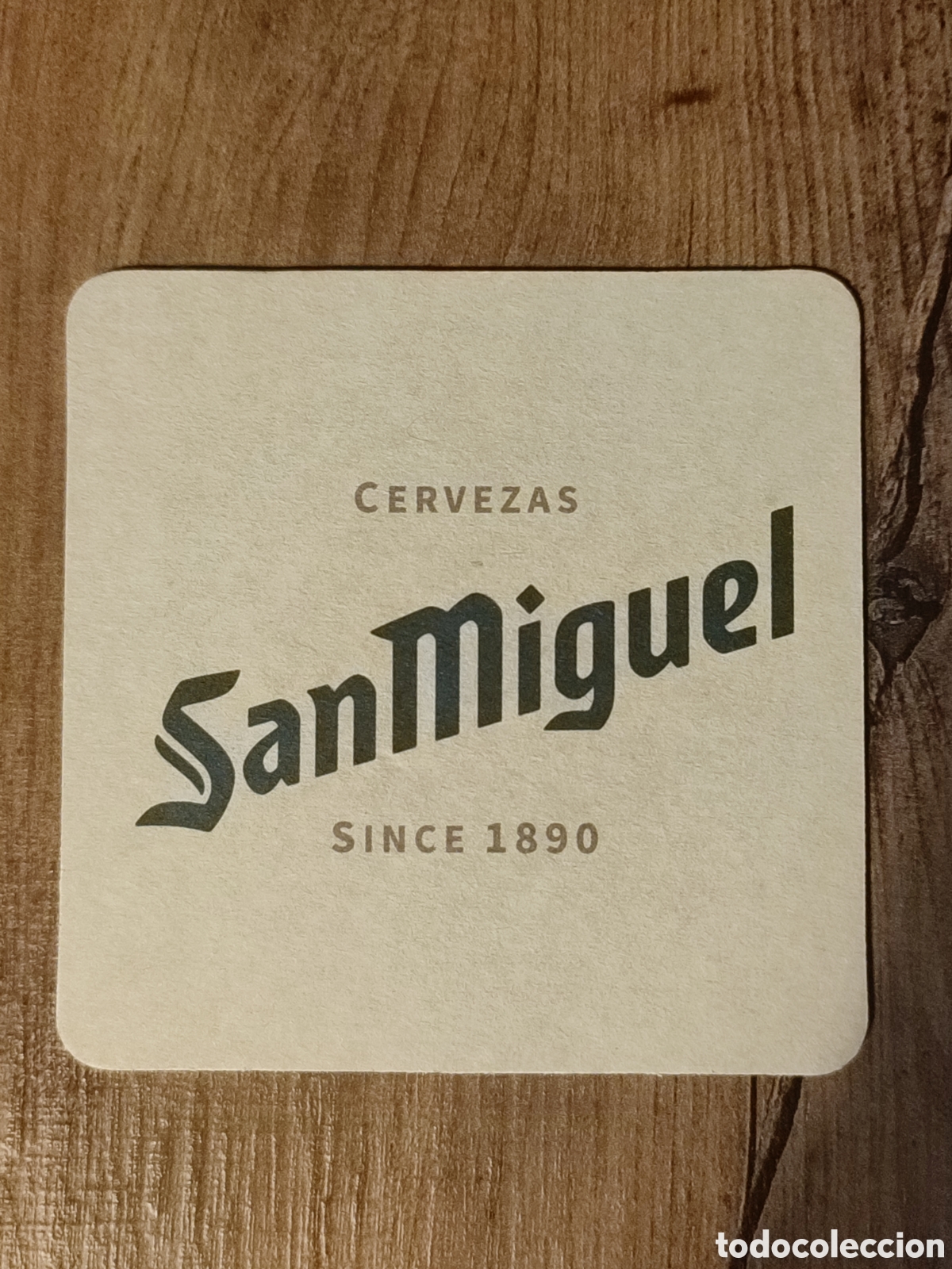 Coleccionismo de cervezas: Posavaso Cerveza San Miguel Export UK Reino Unido