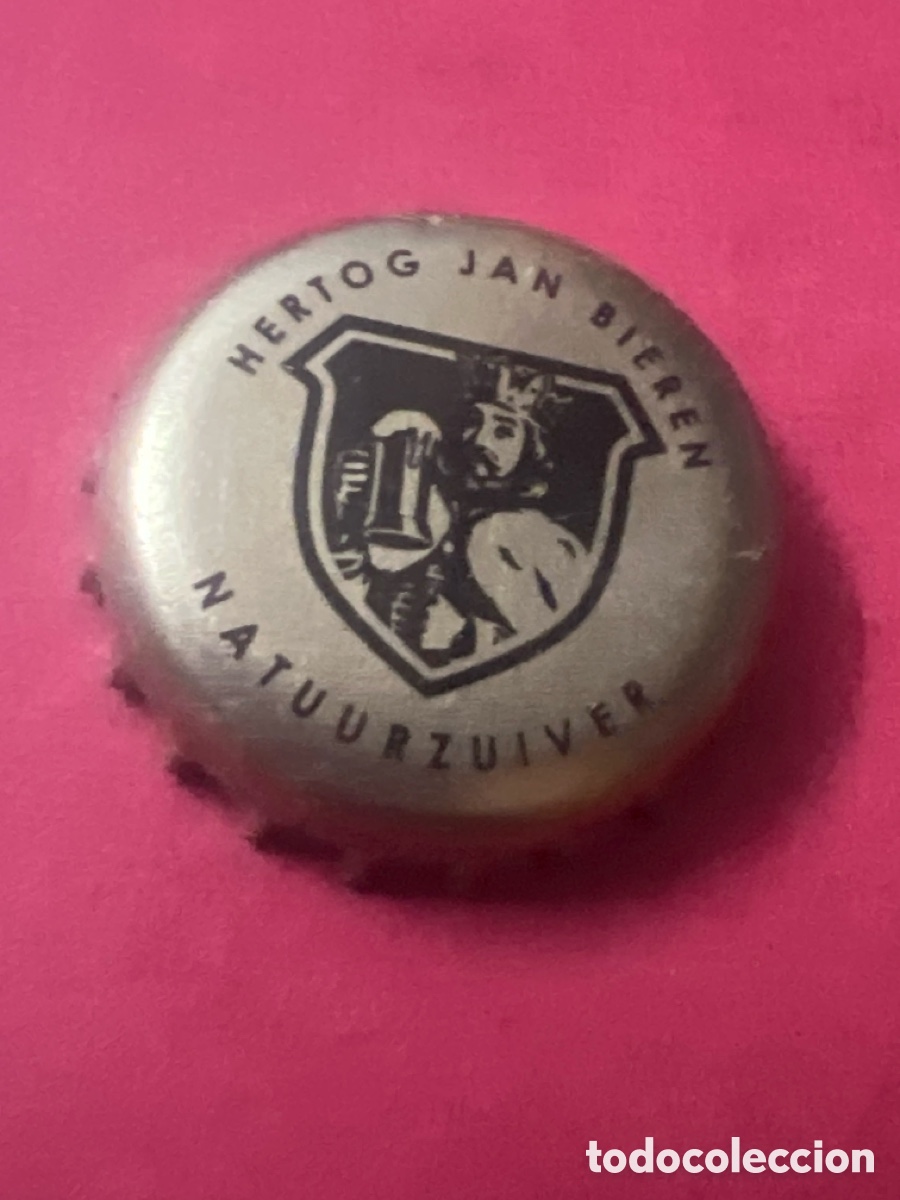 Collectionnisme de bi&egrave;res: B546. Chapa tap&oacute;n corona de la cerveza de Pa&iacute;ses Bajos HERTOG JAN BIEREN NATUURZUIVER