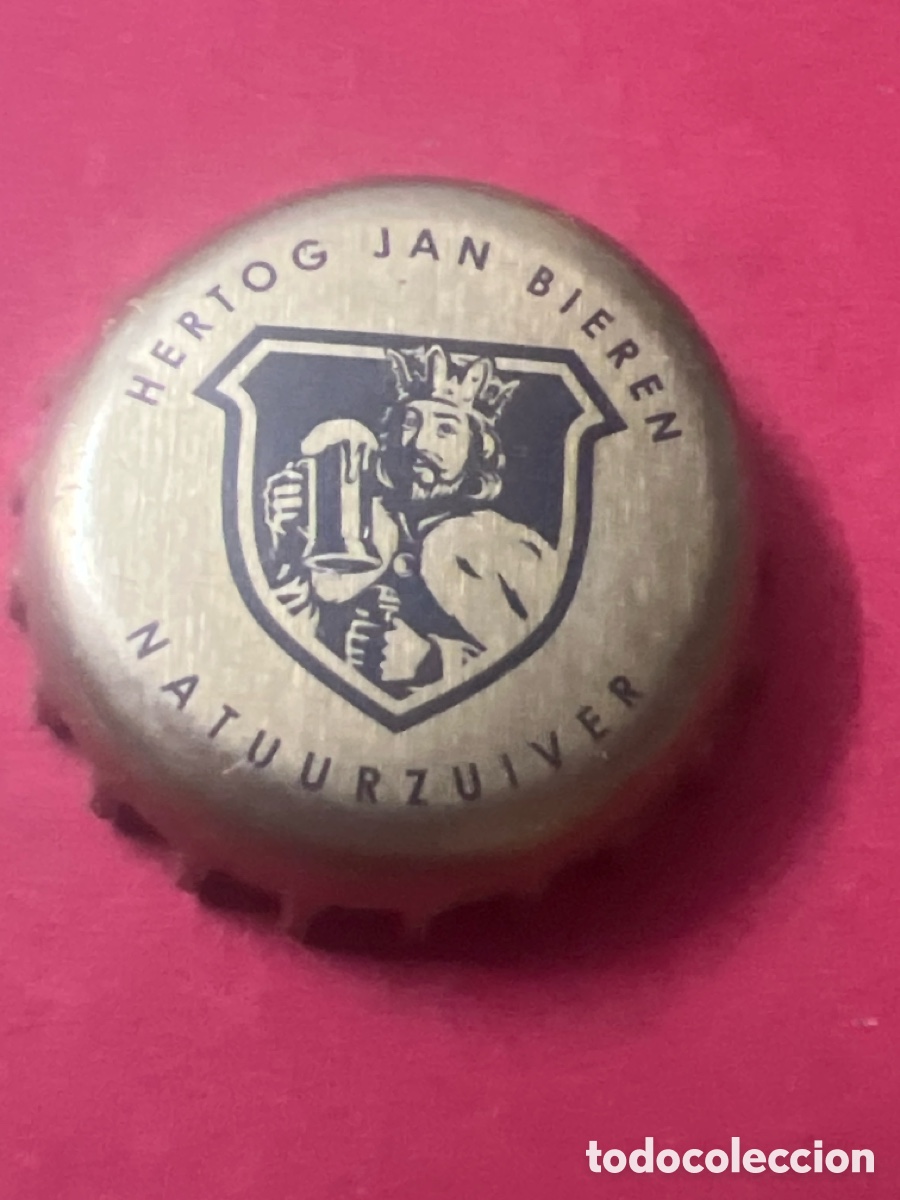 Collectionnisme de bi&egrave;res: B619. Chapa tap&oacute;n corona de la cerveza de Pa&iacute;ses Bajos HERTOG JAN BIEREN NATUURZUIVER