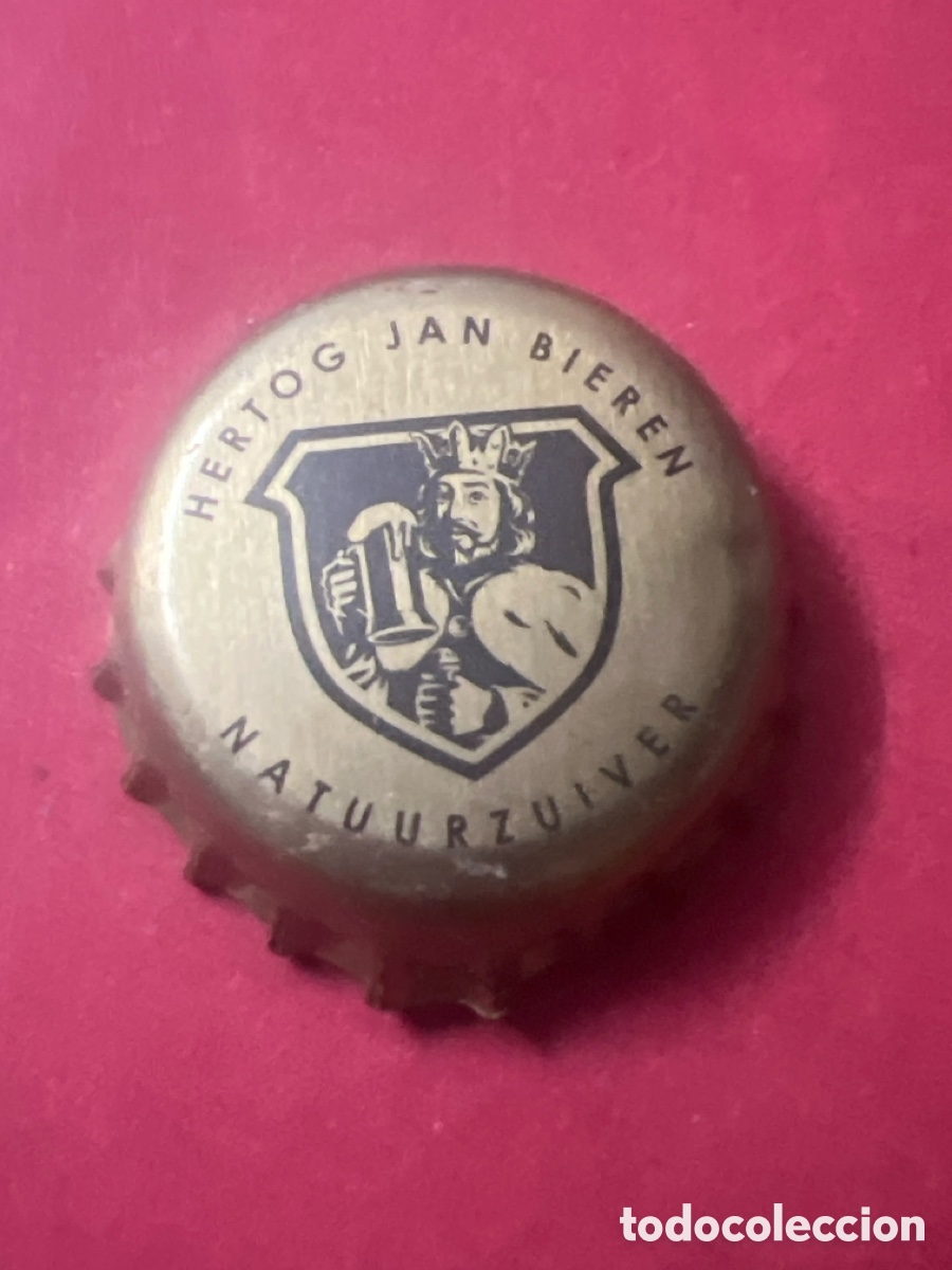 Coleccionismo de cervezas: B664. Chapa tap&oacute;n corona de la cerveza de Pa&iacute;ses Bajos HERTOG JAN BIEREN NATUURZUIVER