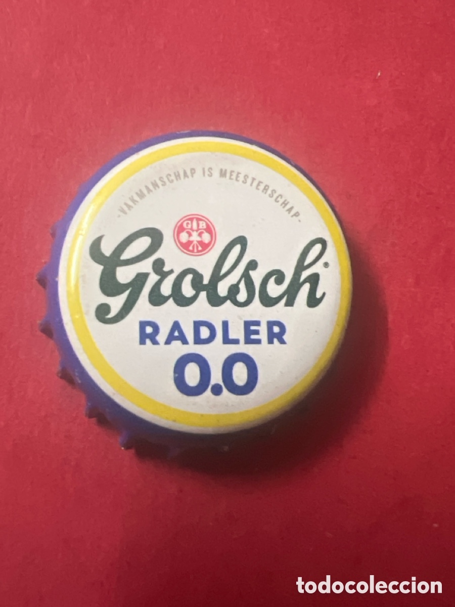Coleccionismo de cervezas: B790. CHAPA CERVEZA - Grolsch Radler 0.0 Vakmanschap is Meesterschap GB