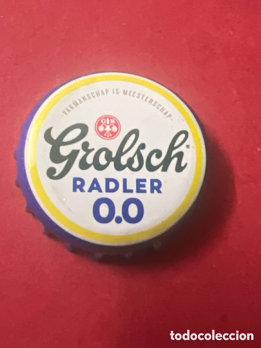 Coleccionismo de cervezas: B799. CHAPA CERVEZA - Grolsch Radler 0.0 Vakmanschap is Meesterschap GB