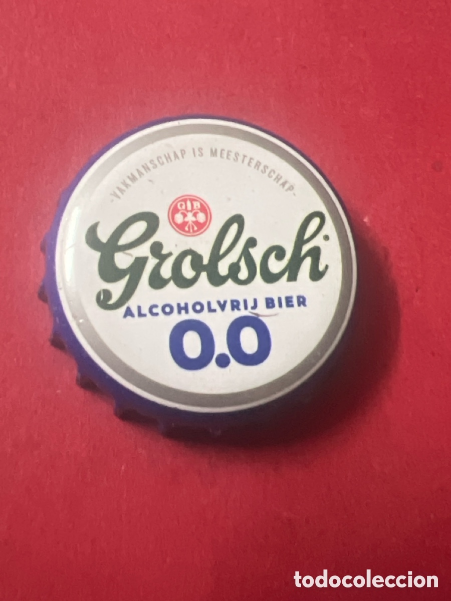 Coleccionismo de cervezas: V26. CHAPA CERVEZA - Grolsch Radler 0.0 Vakmanschap is Meesterschap GB