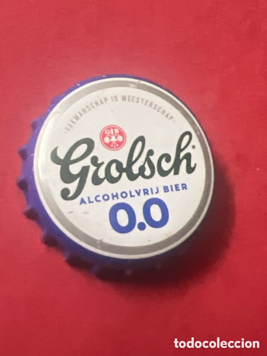 Collezionismo di birre: V274.. CHAPA CERVEZA - Grolsch Radler 0.0 Vakmanschap is Meesterschap GB