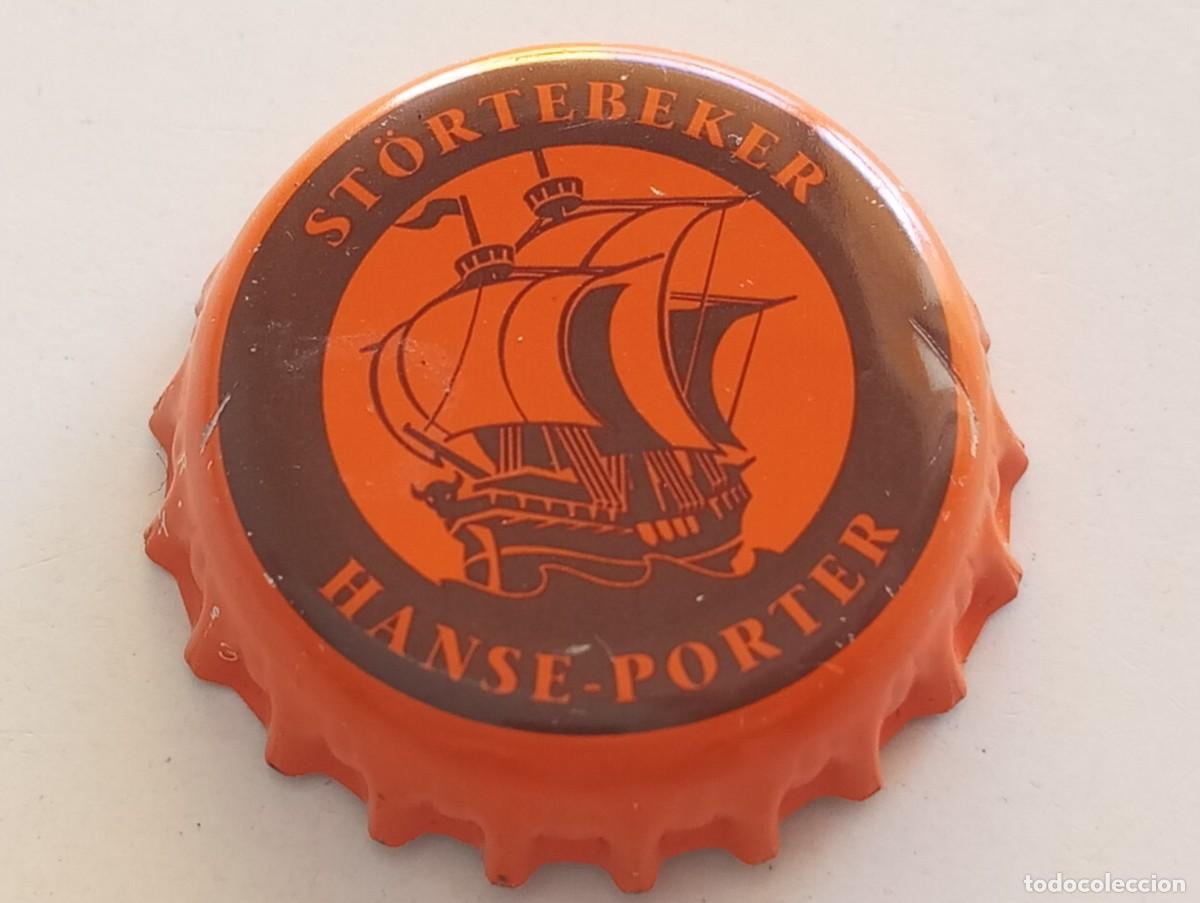 Coleccionismo de cervezas: Chapa tap&oacute;n corona de la cerveza alemana ST&Ouml;RTEBEKER HANSE-PORTER