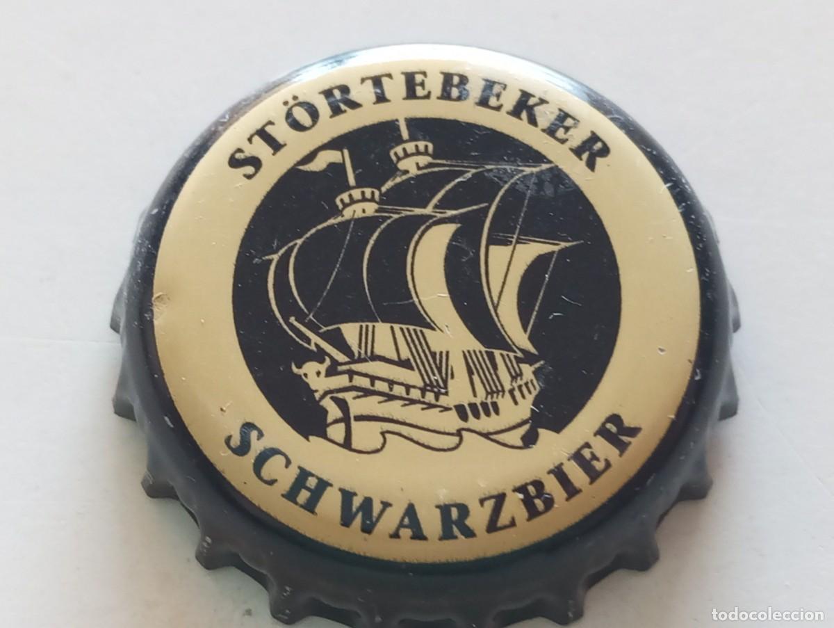 Coleccionismo de cervezas: Chapa tap&oacute;n corona de la cerveza alemana ST&Ouml;RTEBEKER SCHWARZBIER