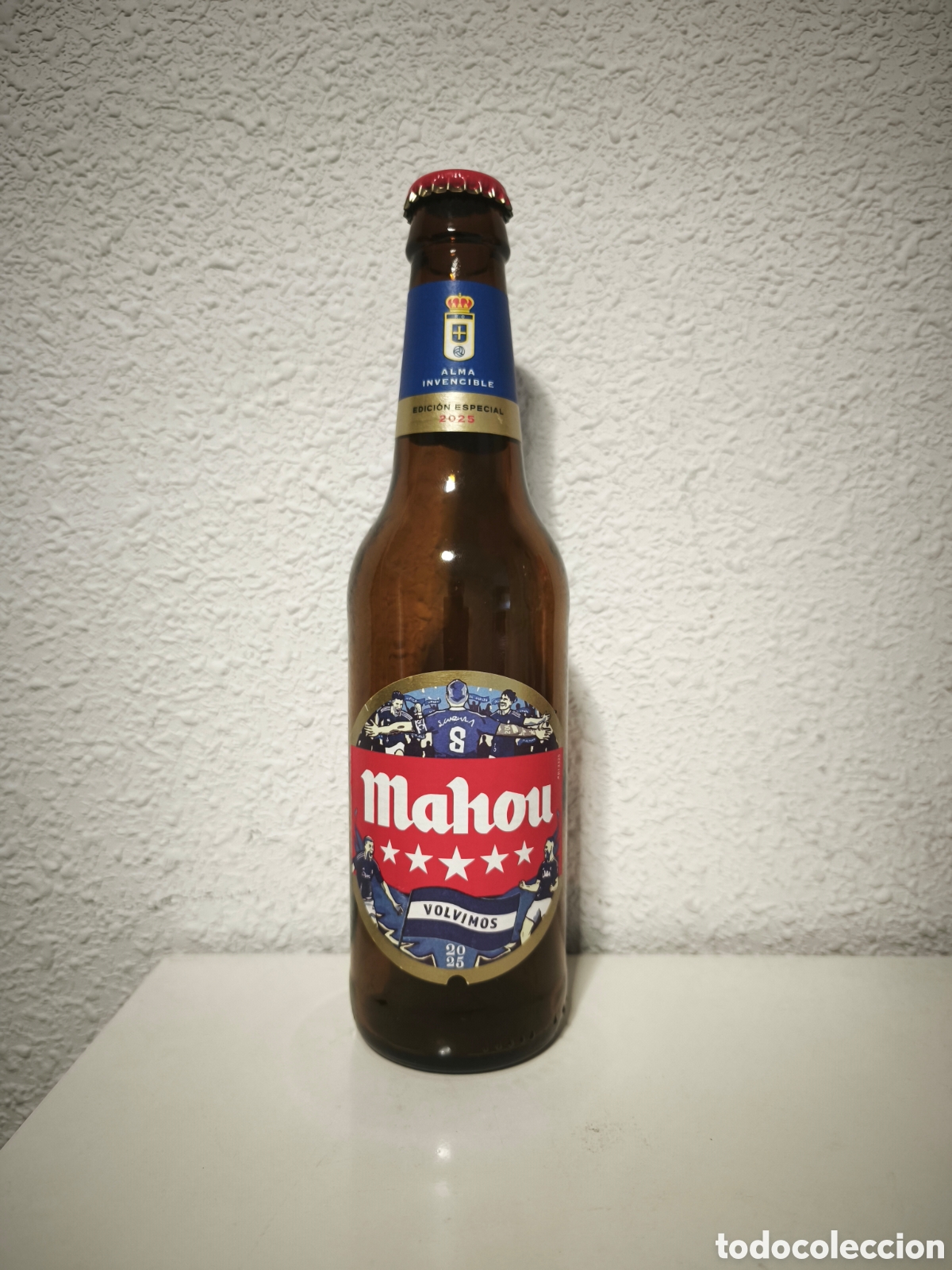 Coleccionismo de cervezas: Botella Mahou Oviedo