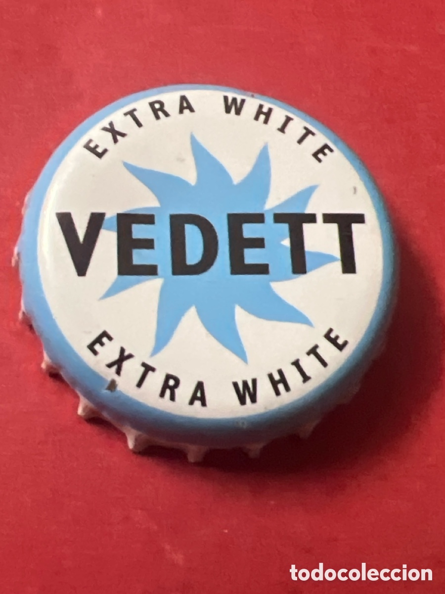 Coleccionismo de cervezas: T4/X86/J3. CHAPA CERVEZA - Vedett Extra White - B&Eacute;LGICA
