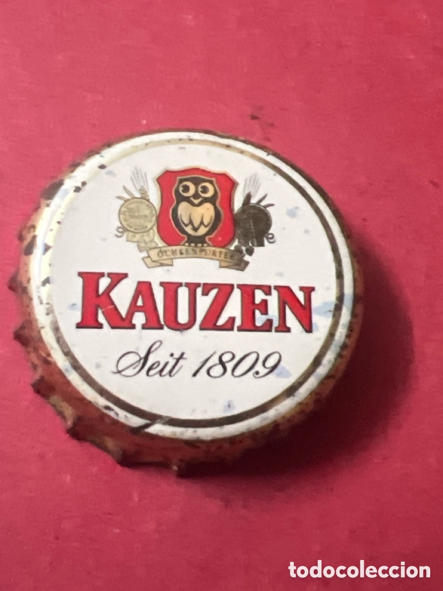 Coleccionismo de cervezas: T4/X86/L1. CHAPA CERVEZA - Kauzen Seit 1809 Ochsenfurter - ALEMANIA